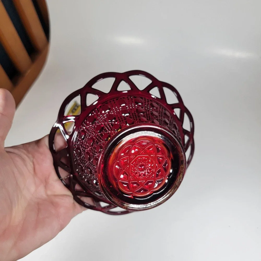Antique GLOW Imperial Glass 5.75